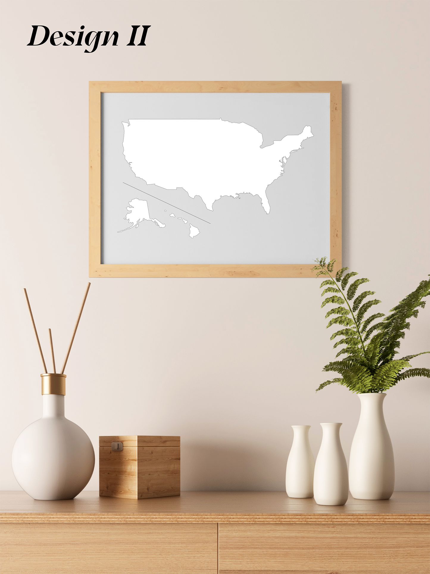 USA Karte - digitales Produkt zum download