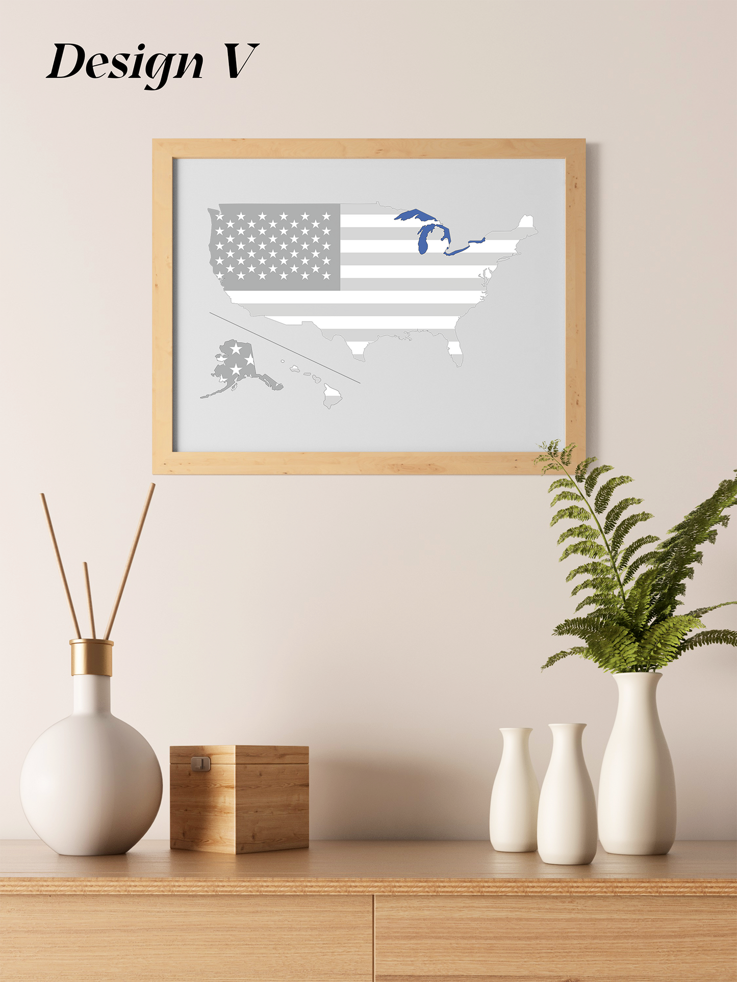 USA Karte - digitales Produkt zum download