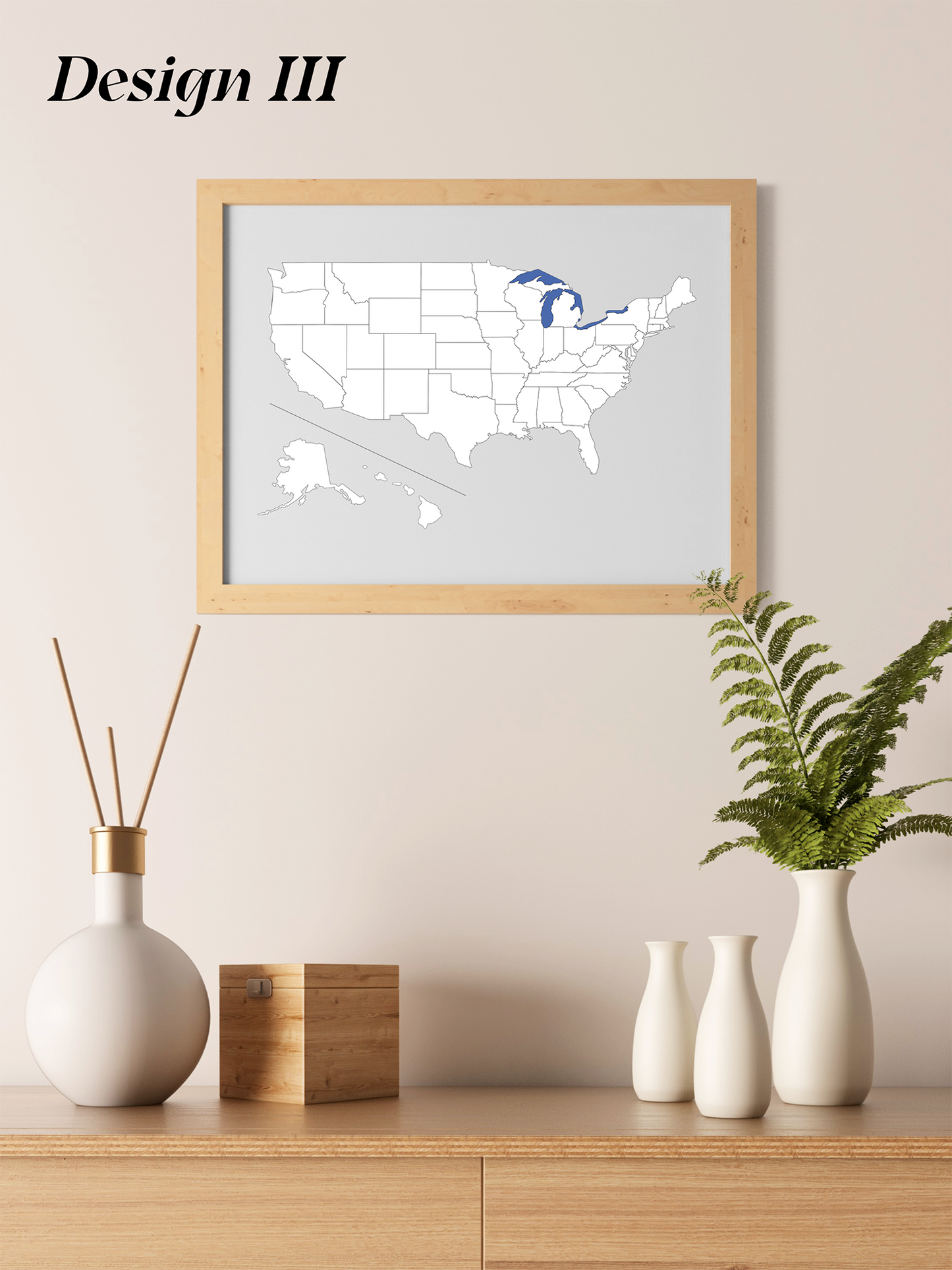 USA Karte - digitales Produkt zum download