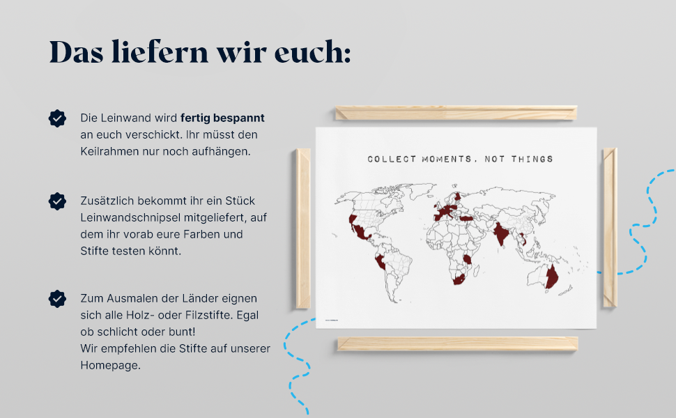 Weltkarte "Travel the world" #2