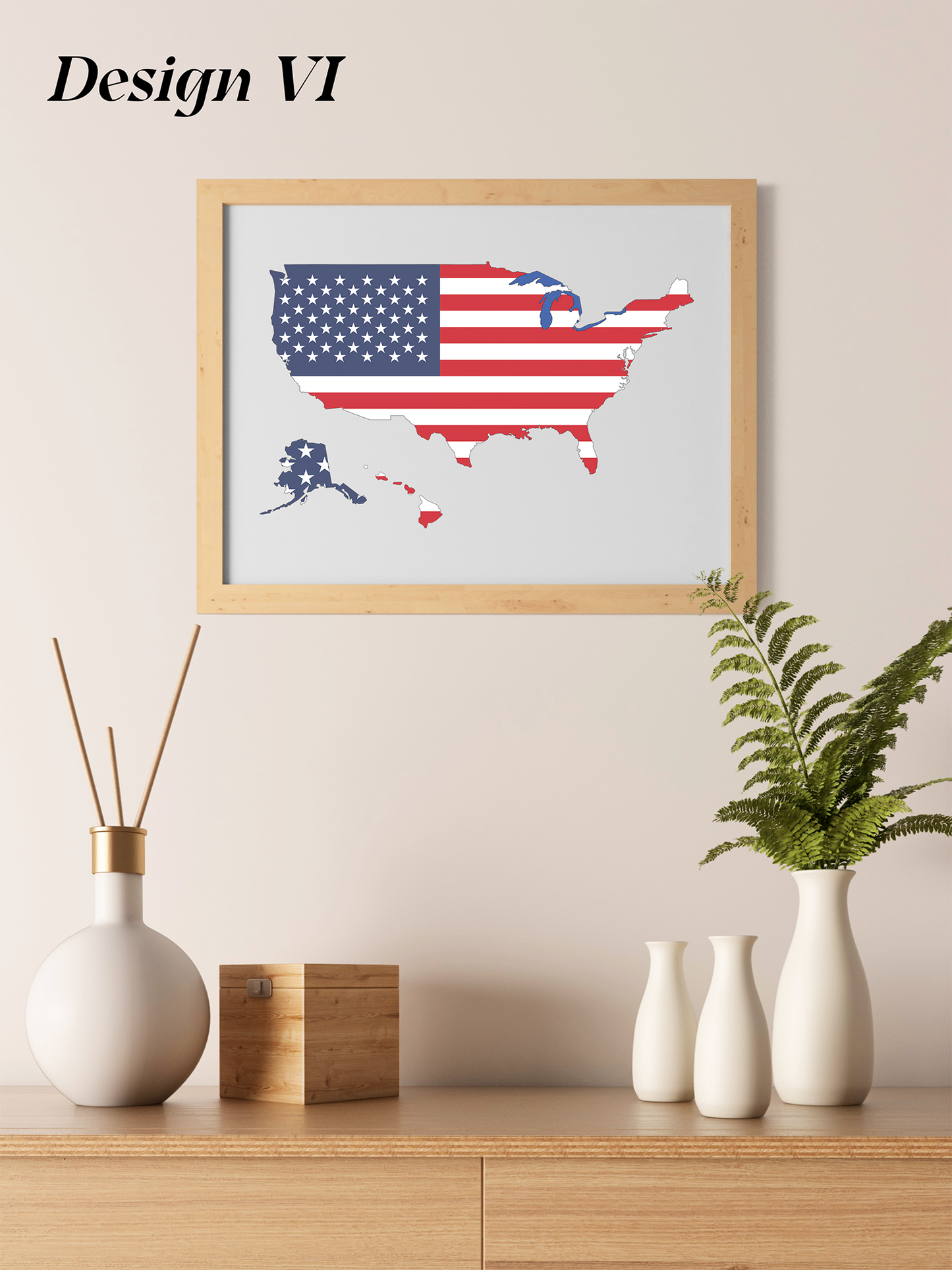 USA Karte - digitales Produkt zum download