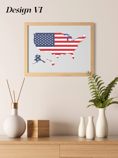 USA Karte - digitales Produkt zum download