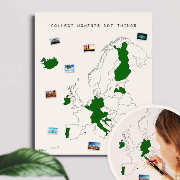 Europakarte scratchmap
