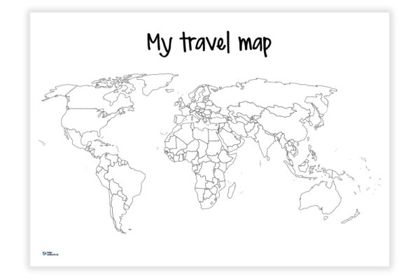 My travel map